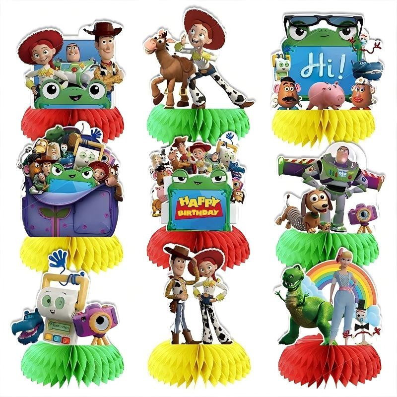 Party Games Event - Toy Story 5 Honeycomb Centerpieces Woody