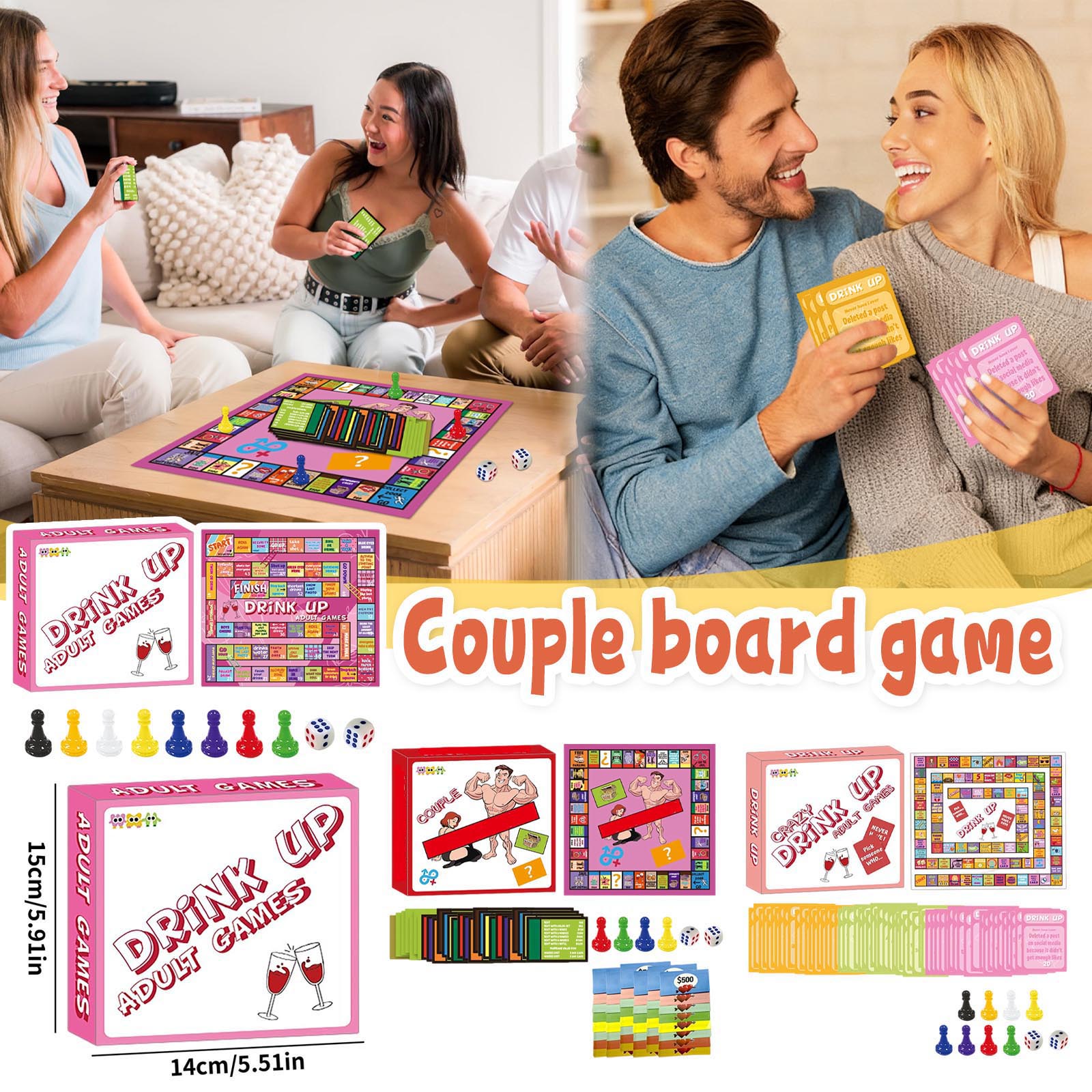 Couples' Desk Board Game Suita - Play Friends Party Games 评论和价格