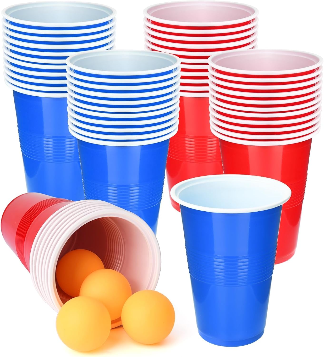 60 Packs 16 Oz Plastic Party C - Party Games Jenga 评论和价格