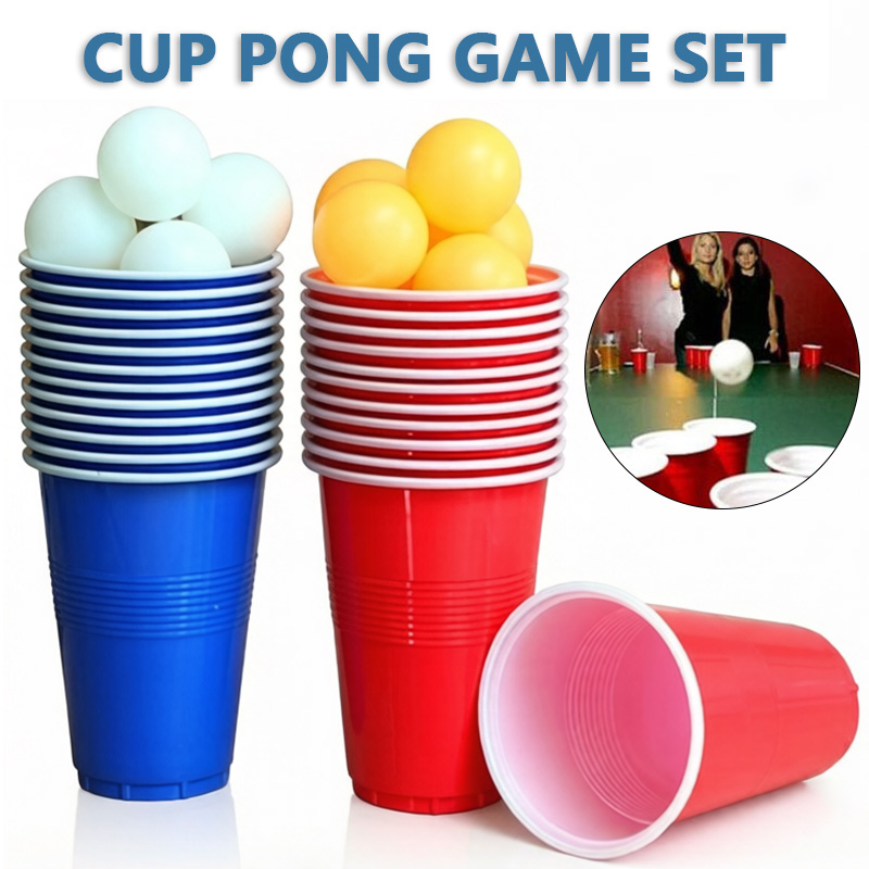 Beer Pong Game Set & Party Cup - Party Games Jenga 评论和价格