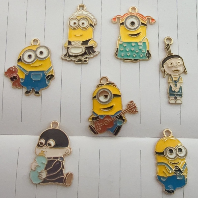10pcs alloy drip oil cartoon p - Party Games Event 评论和价格