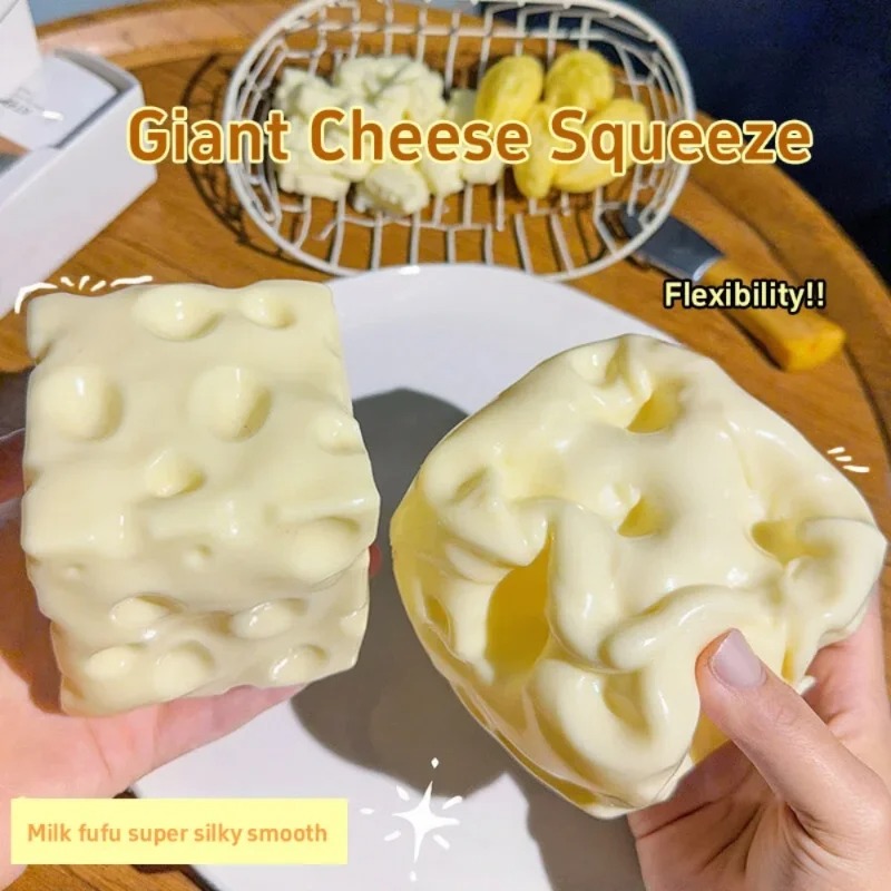 Taba Squishy Cheese Cube Stres - Party Games Event 评论和价格