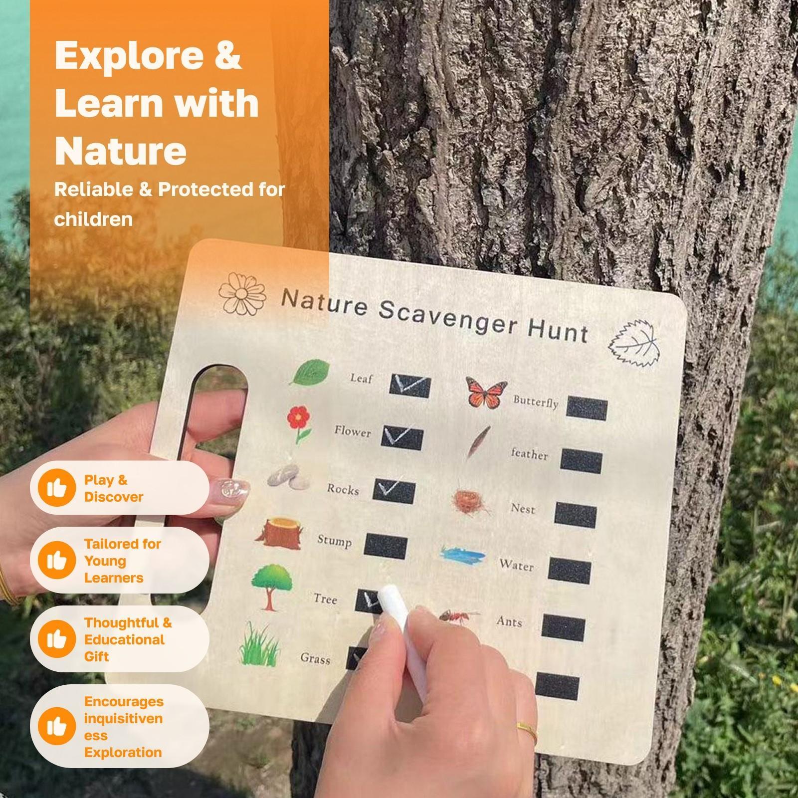 Nature Exploration Toys Find T - Scavenger Hunt Card 评论和价格