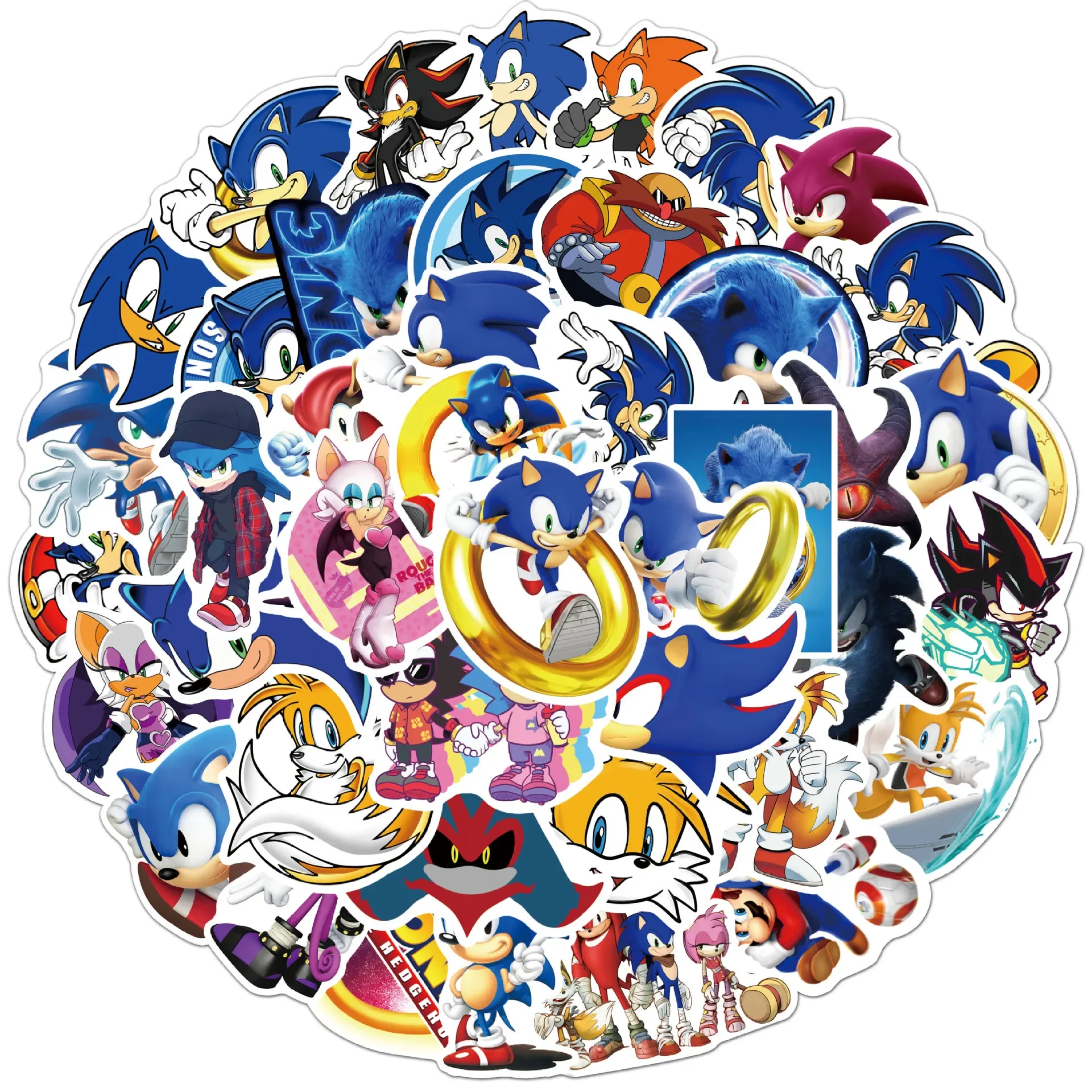 50Pcs  Flash Anime Stickers Gr - Party Games Phone 评论和价格