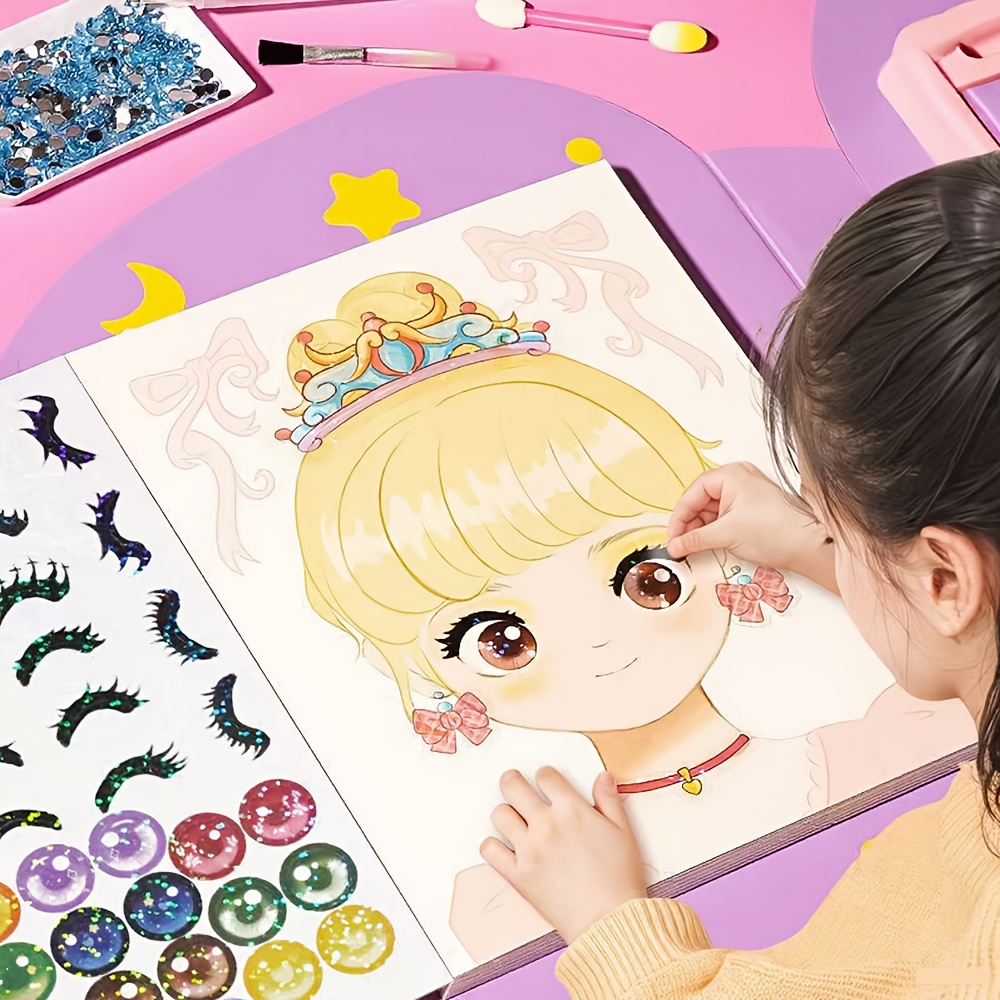DIY Facial Sticker Book, with  - Book Party Games 评论和价格