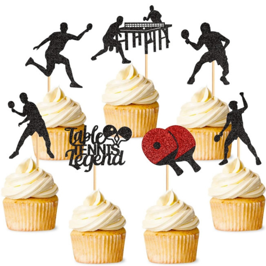 Ping Pong Cake Topper Happy Bi - Party Games Jenga 评论和价格