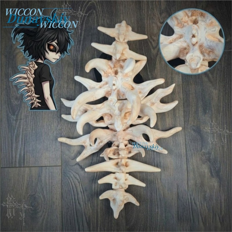 Bone Demon Back Spine Prop Art - Party Games Stream 评论和价格
