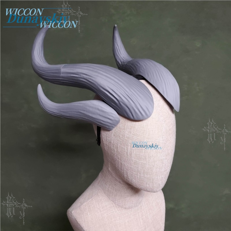 Curved Four Horned Demon Headb - Party Games Stream 评论和价格