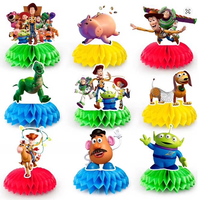Toy Story 5 Honeycomb Centerpi - Party Games Event 评论和价格