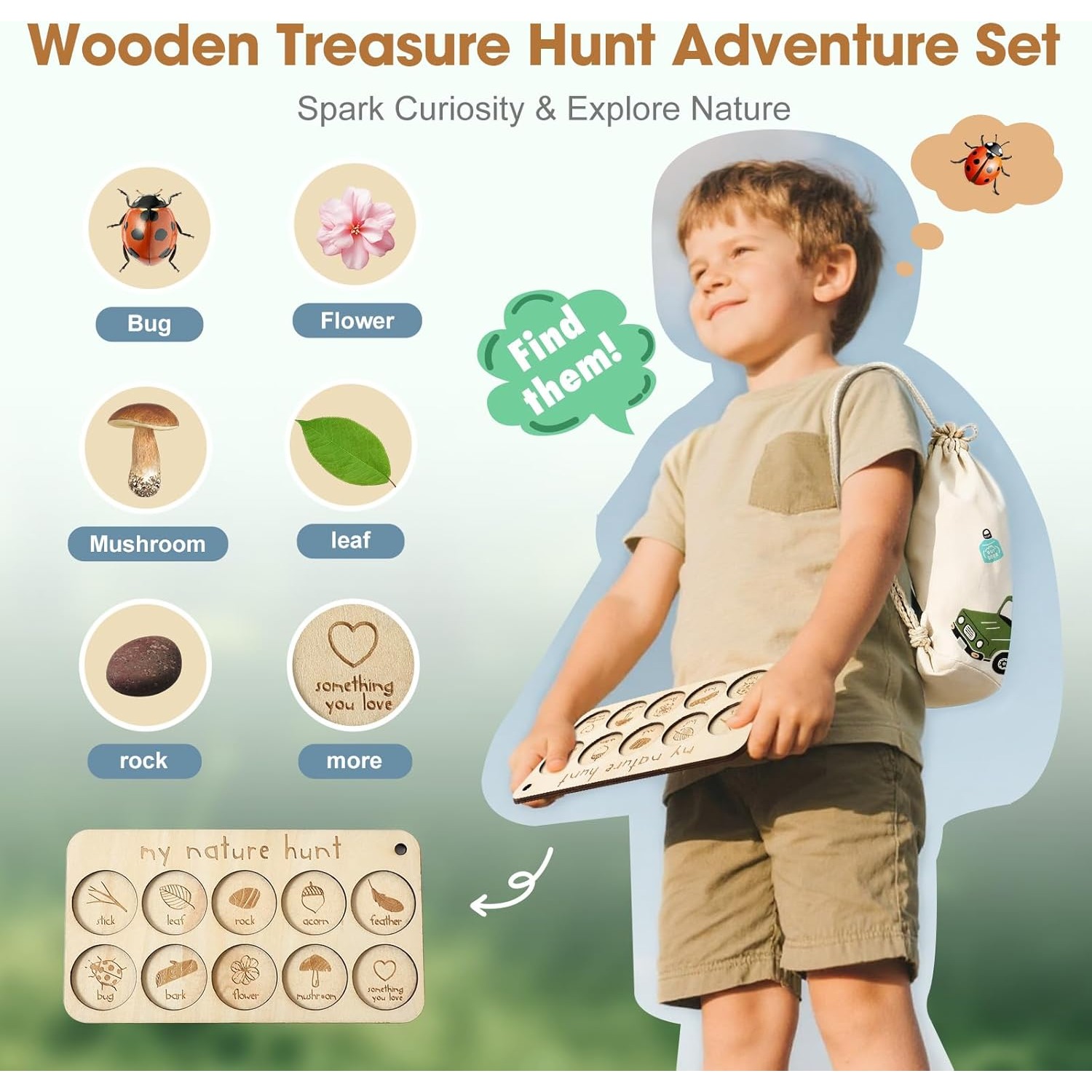 Bug Catcher Kit for Kids with  - Scavenger Hunt Card 评论和价格