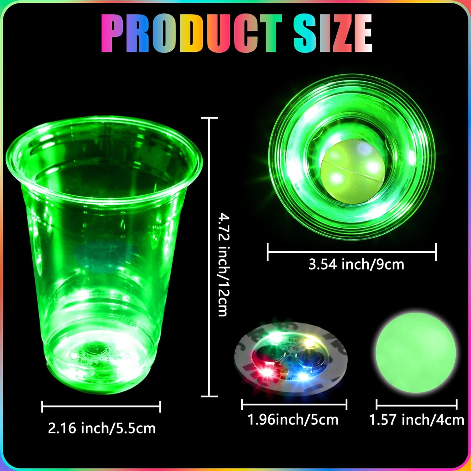 Glowing Party Beer Pong Game L - Party Games Jenga 评论和价格