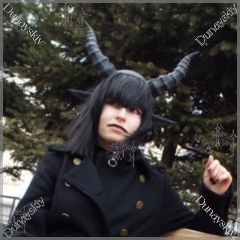 Black Devil Horn And Ears Head - Party Games Stream 评论和价格