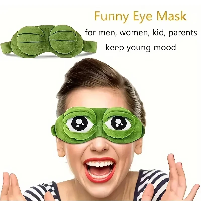 Frog Shaped Eye Mask Party Gam - Party Games Cartoon 评论和价格